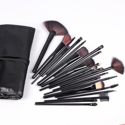 SG's Wooden 24 pcs Pro Makeup Brush Set