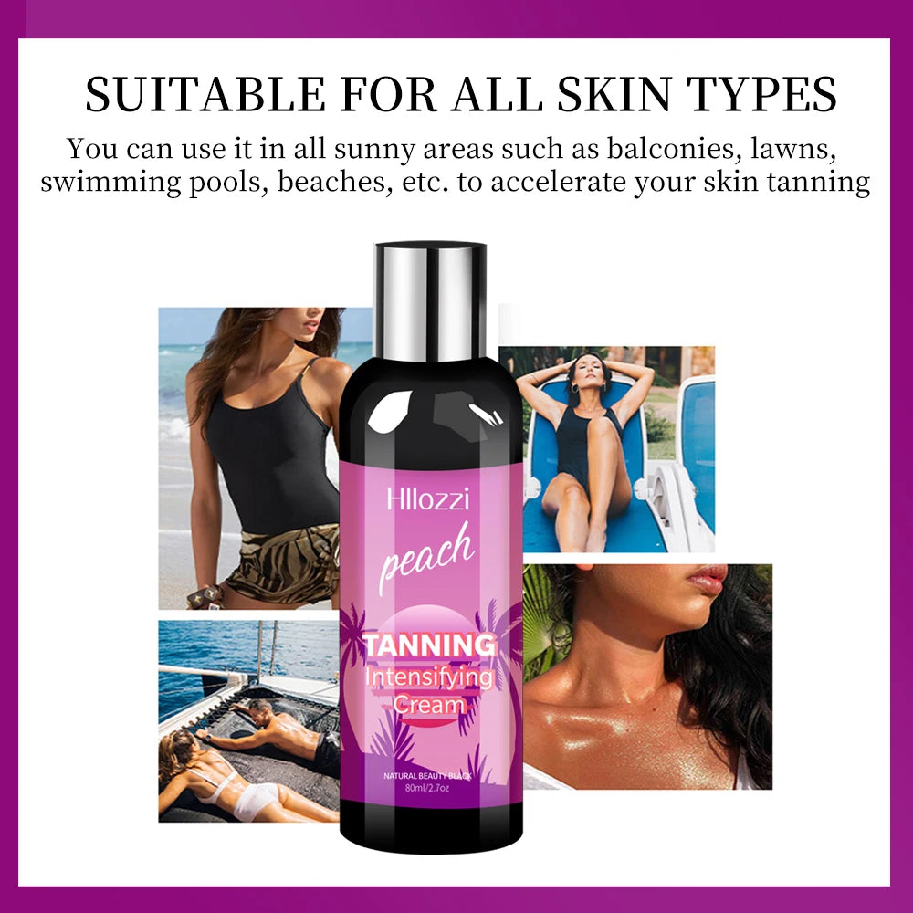 SG's Hllozi Peach Body Tan Cream